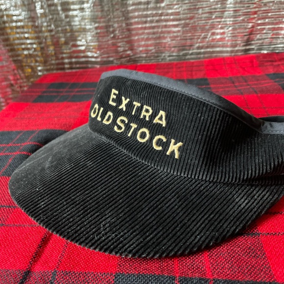 80s corduroy Beer visor - Picture 2 of 3